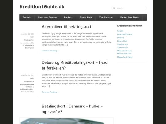 Kreditkortguide.dk Blog